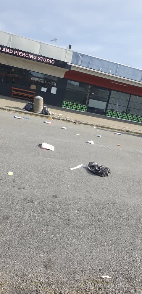 Rubbish/Recycling, a report photo