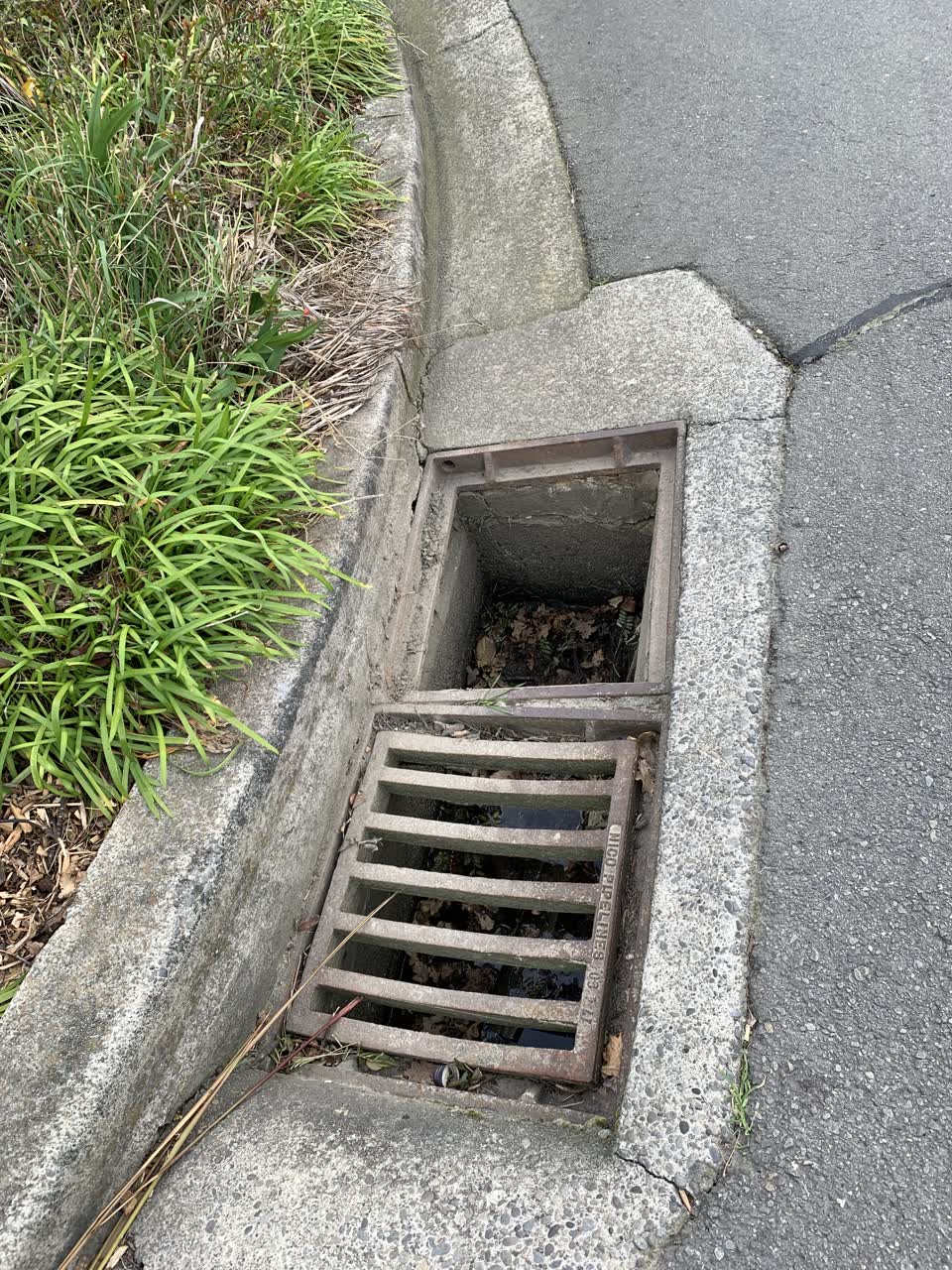 The photograph attached to this wastewater/stormwater report
