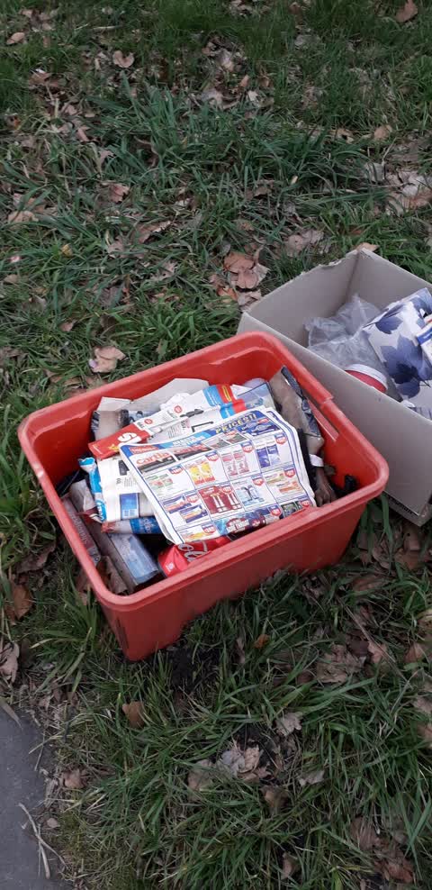 Rubbish/Recycling, a report photo