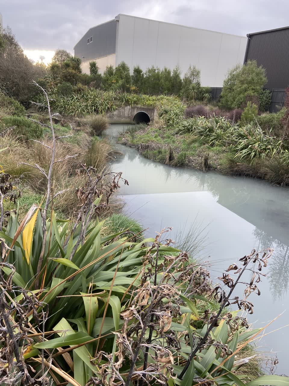 The photograph attached to this wastewater/stormwater report