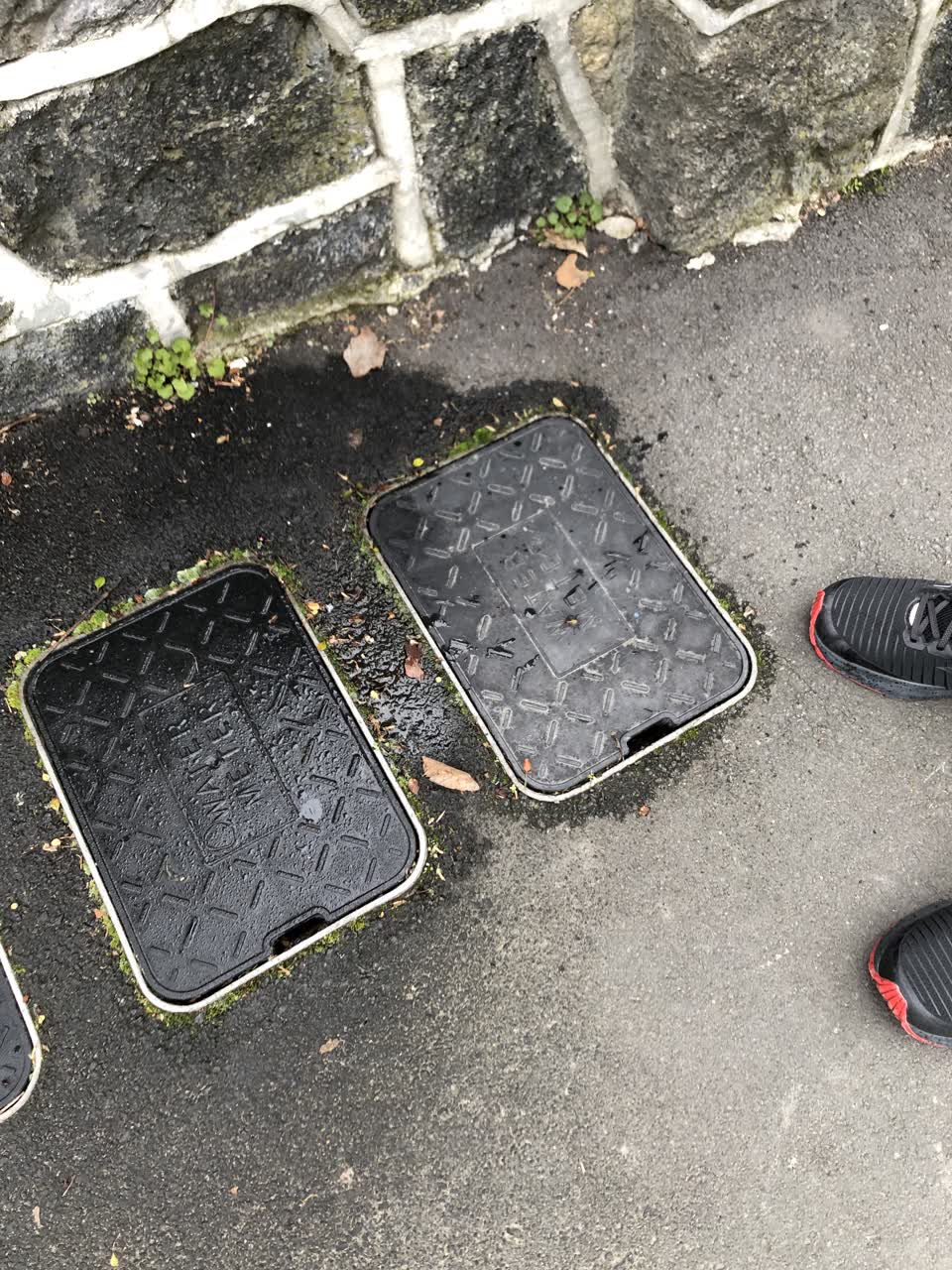 The photograph attached to this water leak report