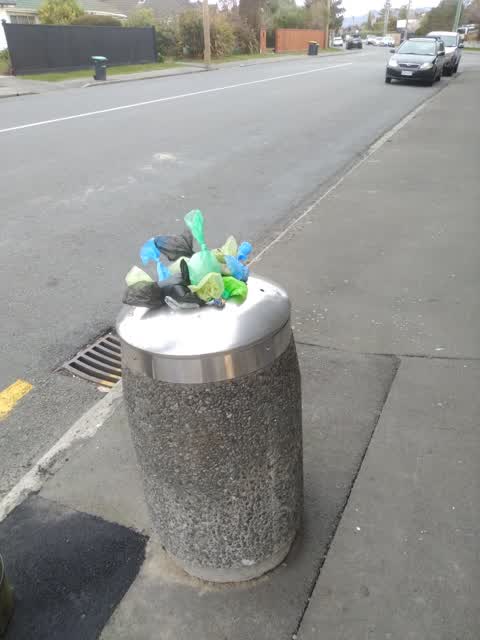 Rubbish/Recycling — a report photo