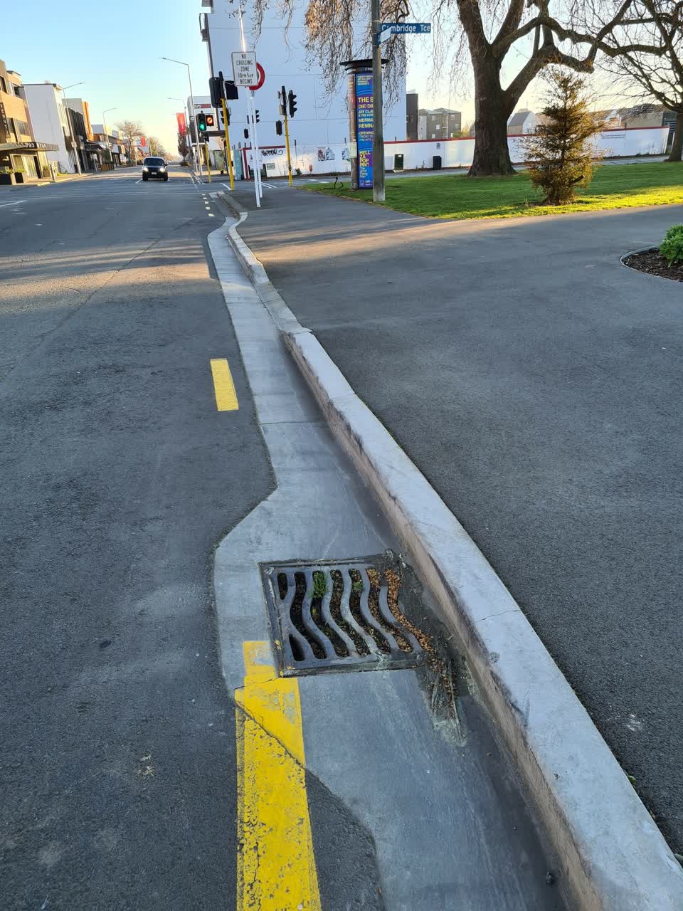 The photograph attached to this wastewater/stormwater report