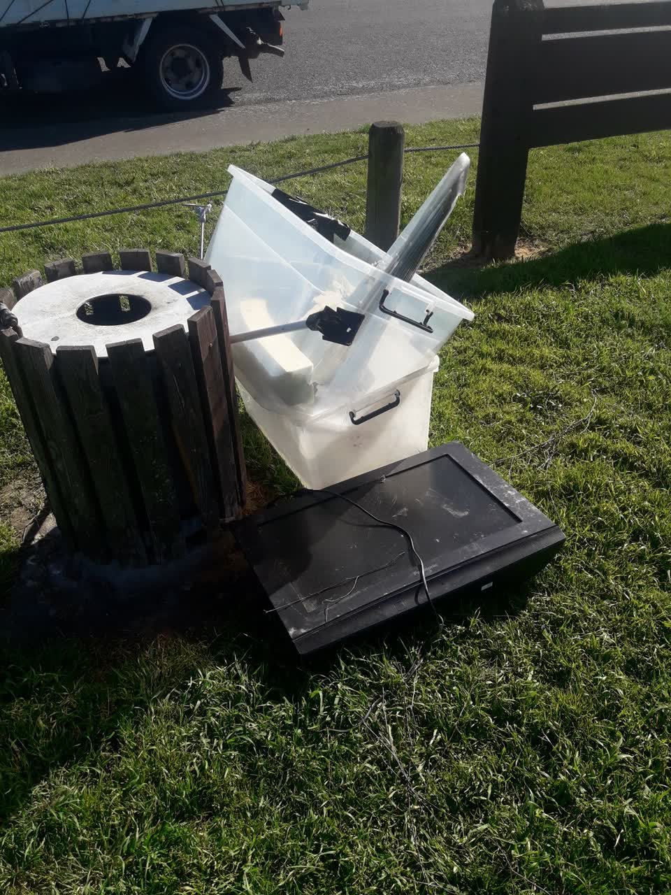 The photograph attached to this parks report