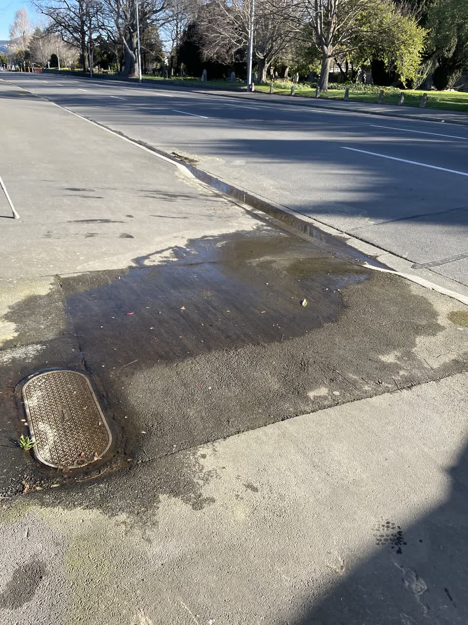 The photograph attached to this water supply report