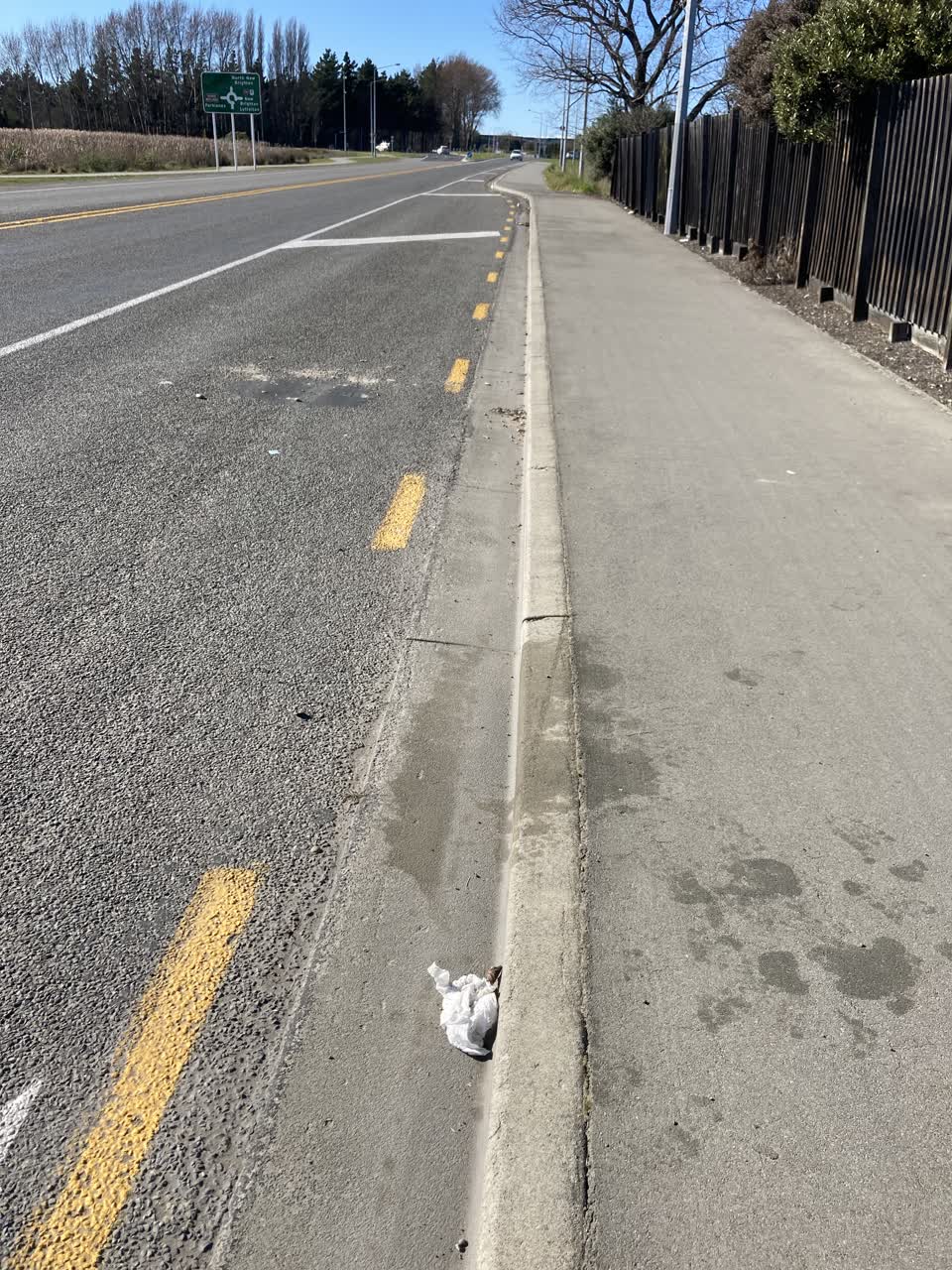 The photograph attached to this rubbish/recycling report