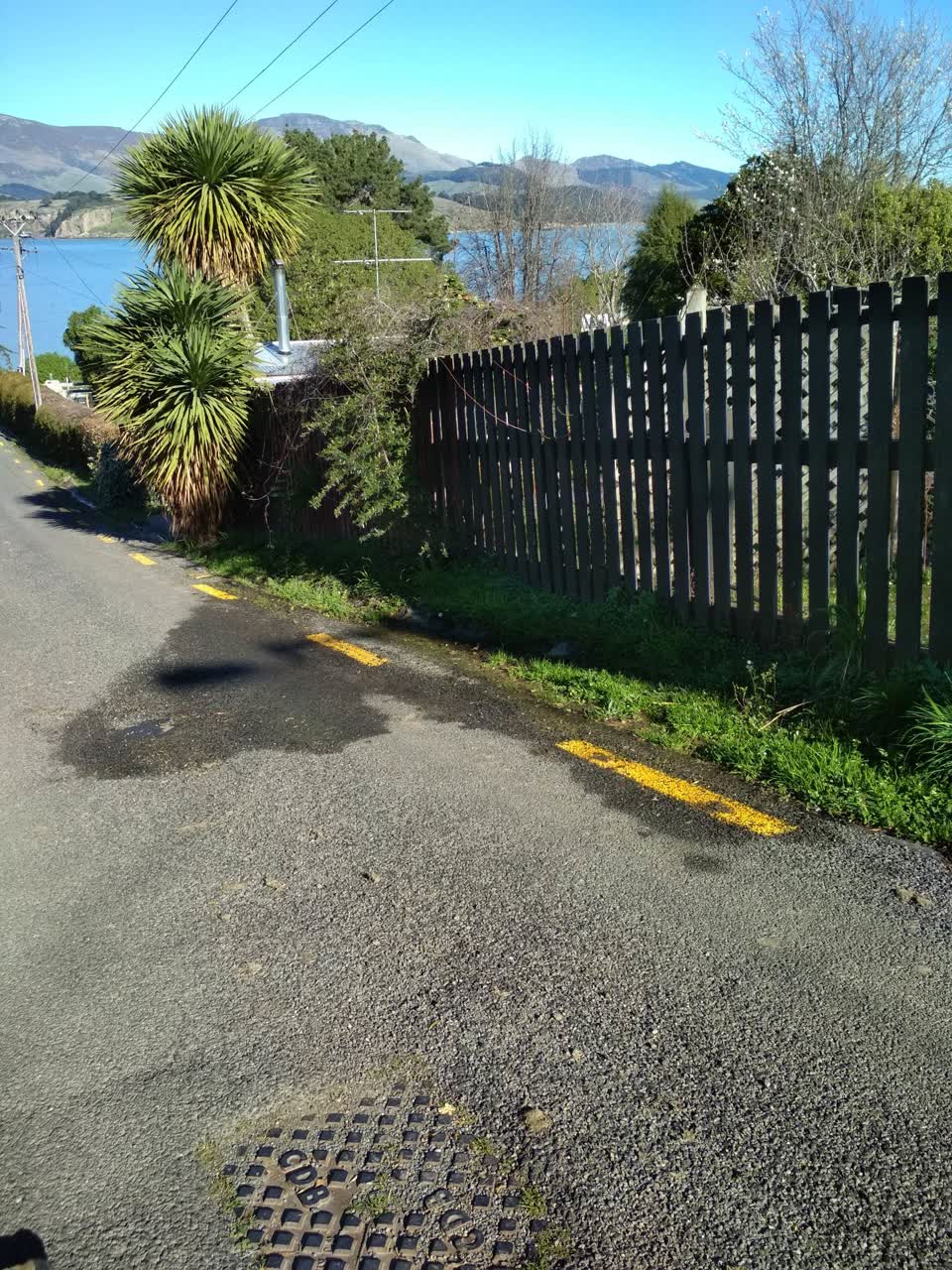 The photograph attached to this water leak report