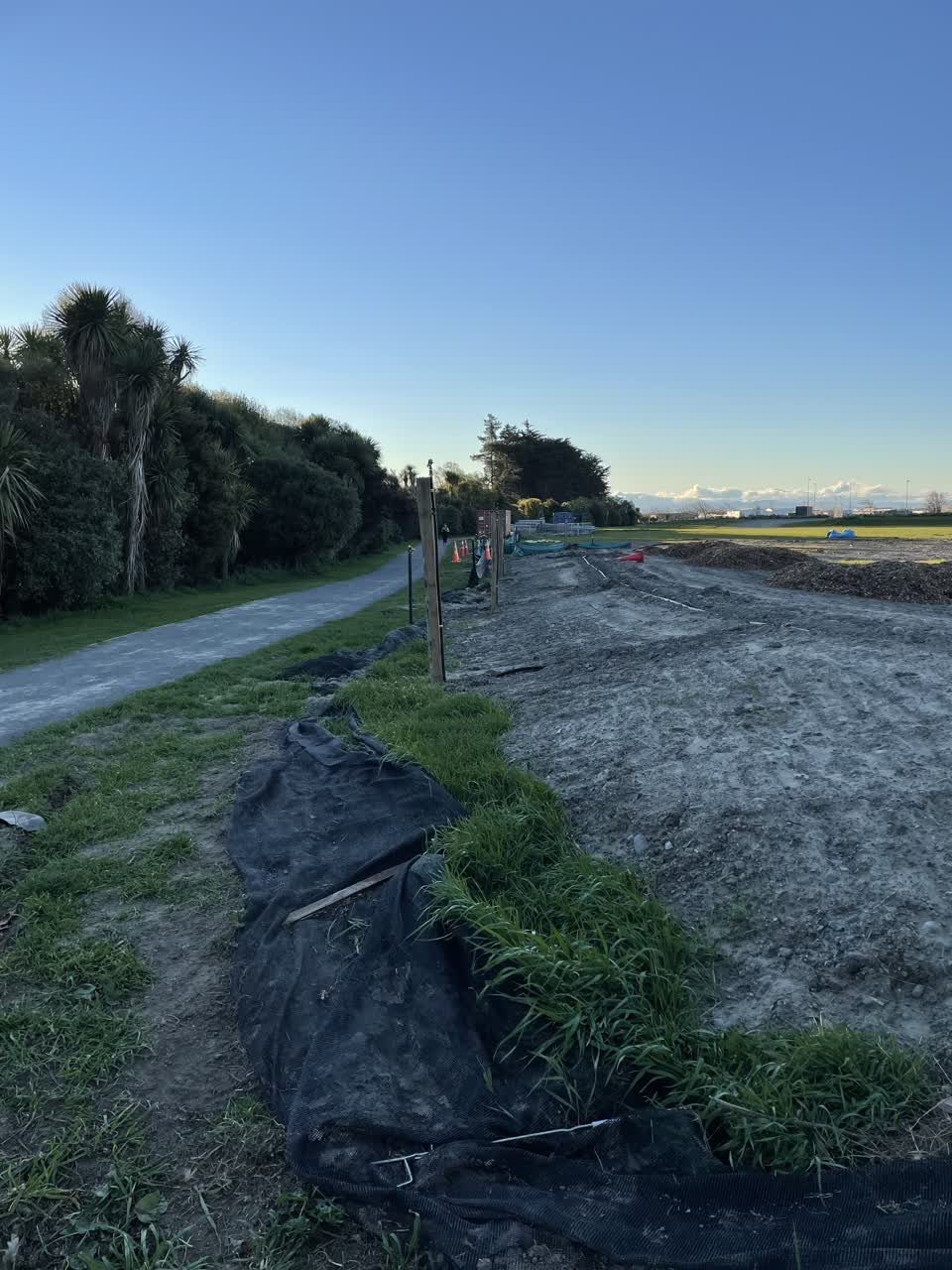The photograph attached to this wastewater/stormwater report