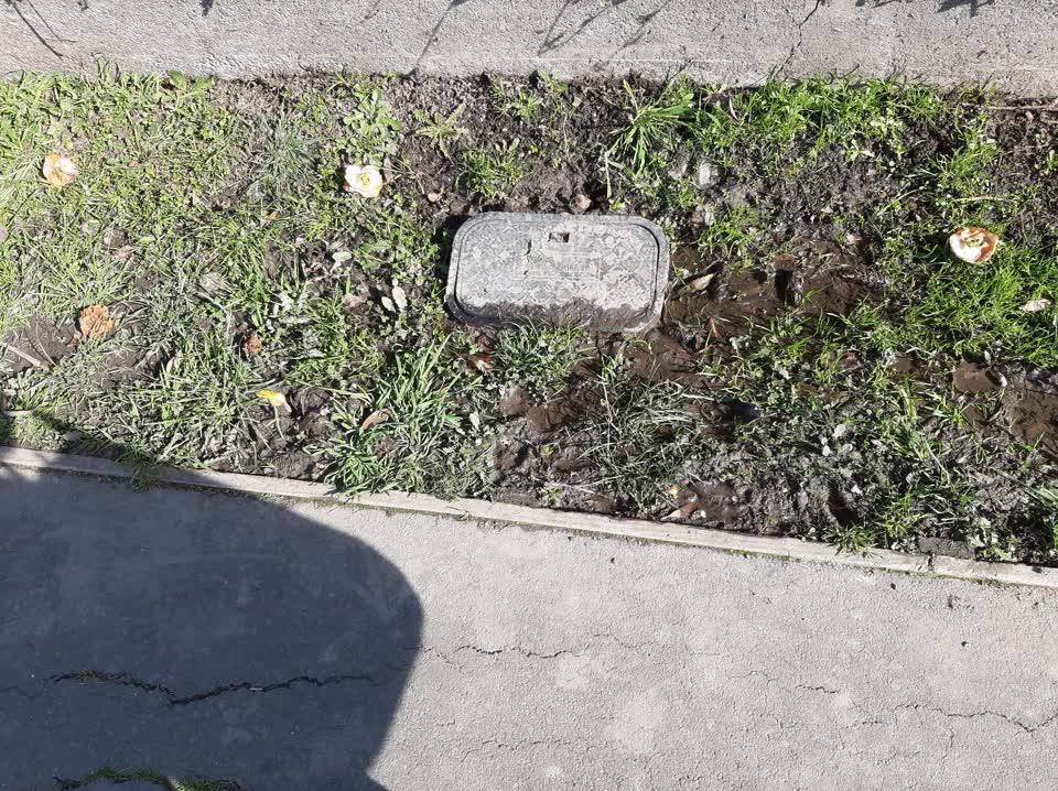 The photograph attached to this water leak report