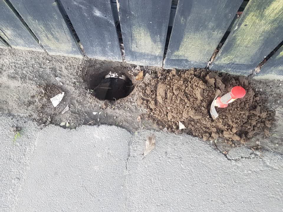The photograph attached to this wastewater/stormwater report