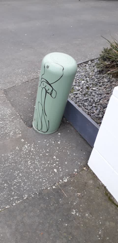Graffiti, a report photo