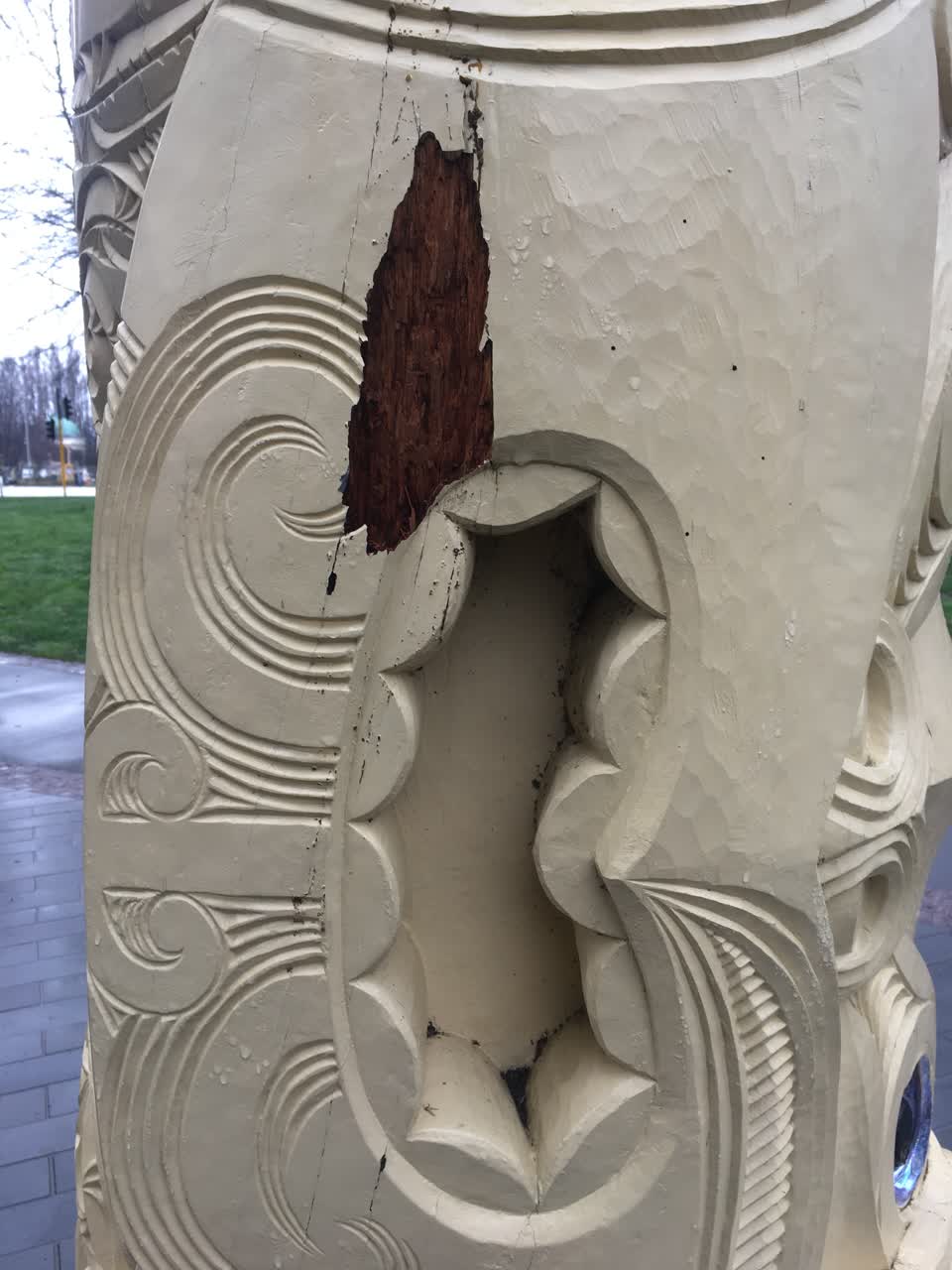 The photograph attached to this parks report