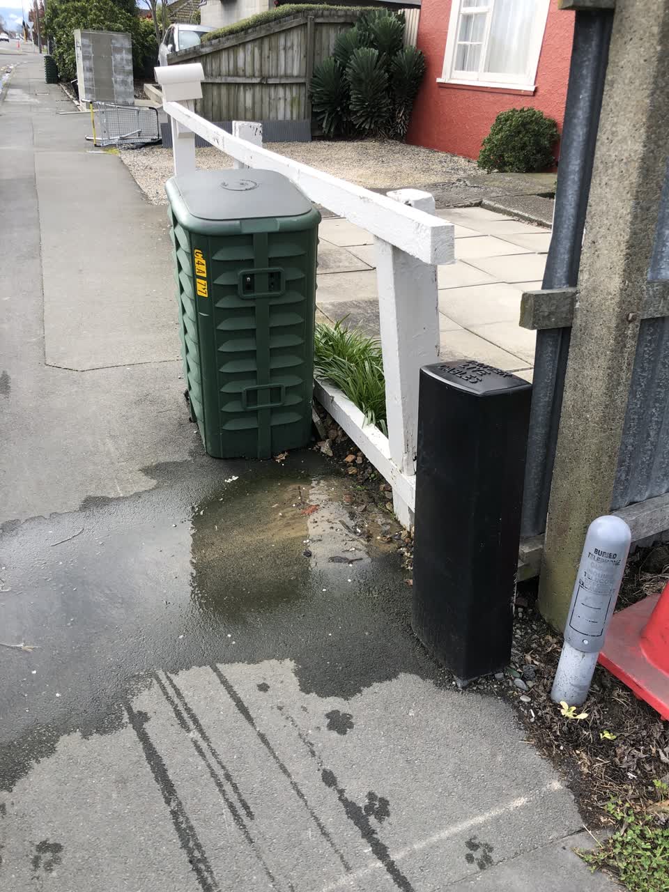 The photograph attached to this water supply report