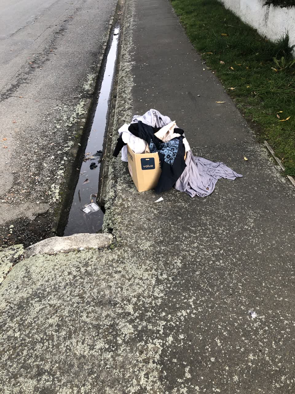 The photograph attached to this rubbish/recycling report