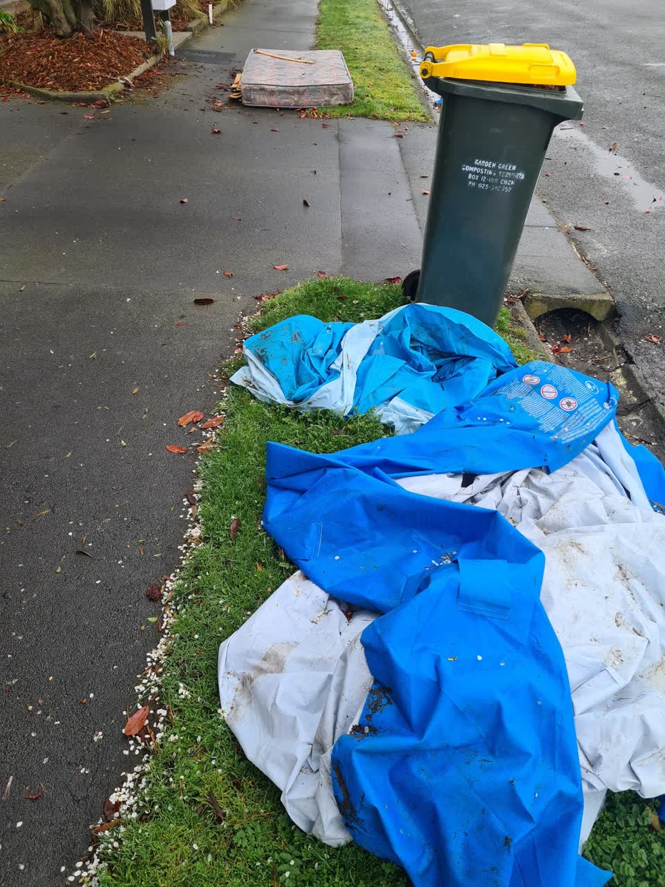 The photograph attached to this rubbish/recycling report