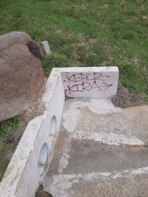 Graffiti, a report photo