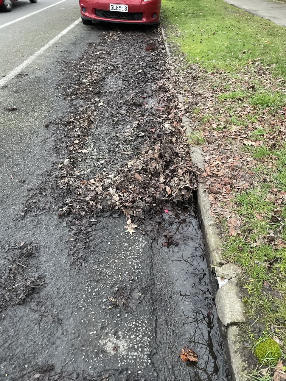 The photograph attached to this wastewater/stormwater report