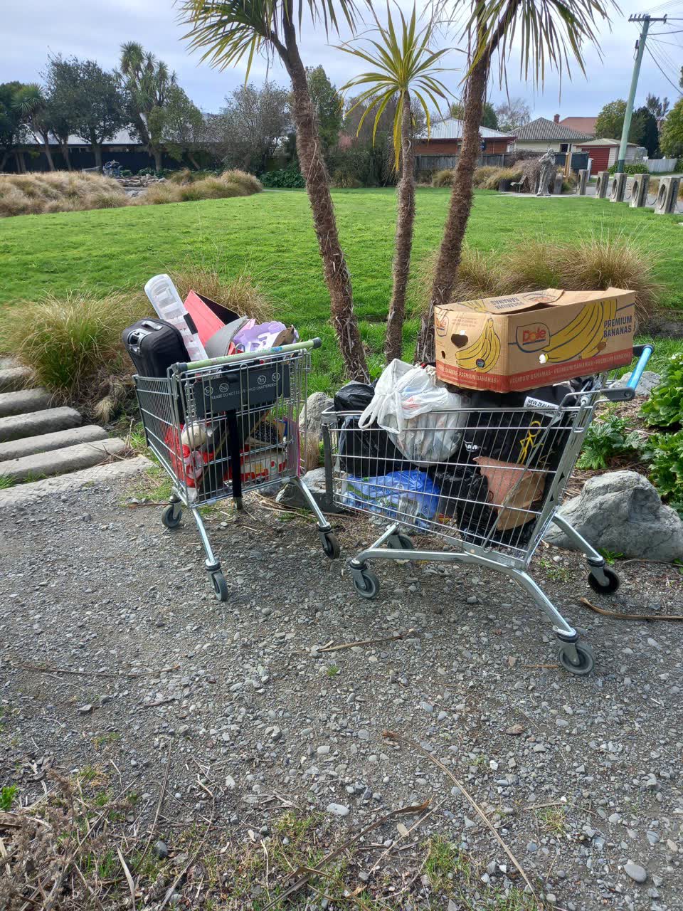 The photograph attached to this rubbish/recycling report