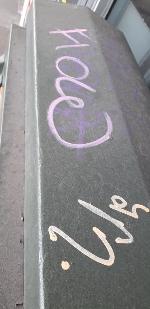 Graffiti, a report photo