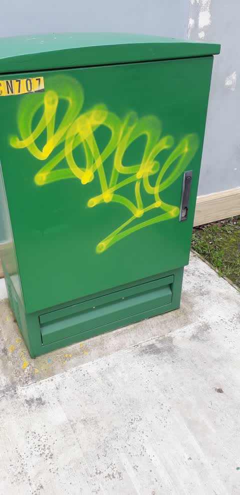 Graffiti, a report photo