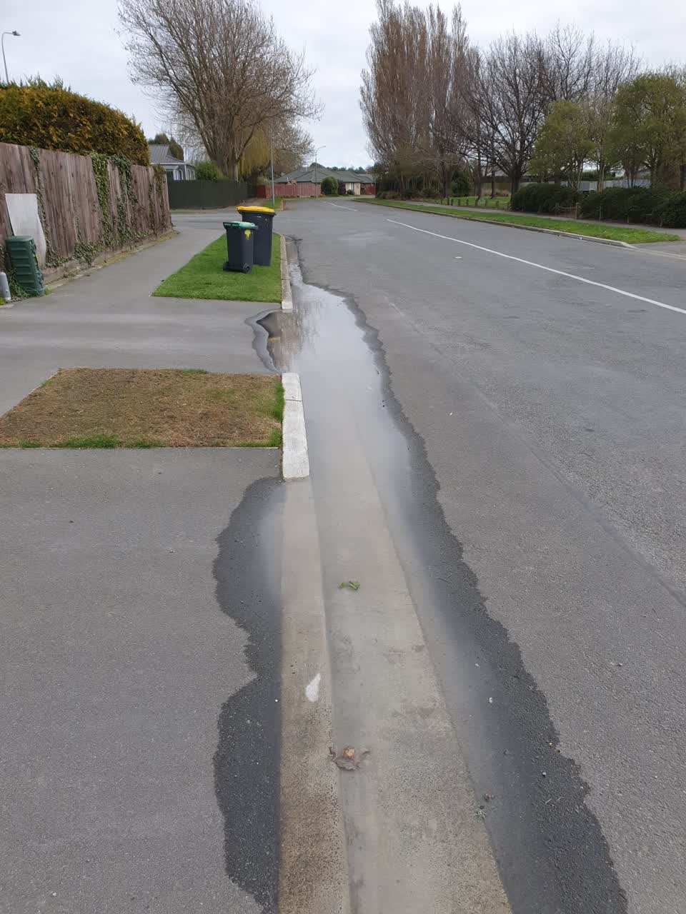 The photograph attached to this wastewater/stormwater report