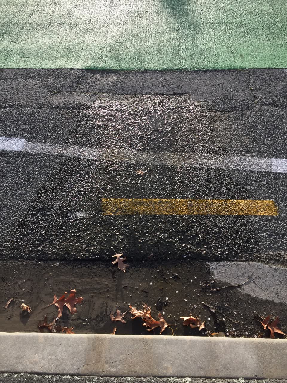 The photograph attached to this water leak report