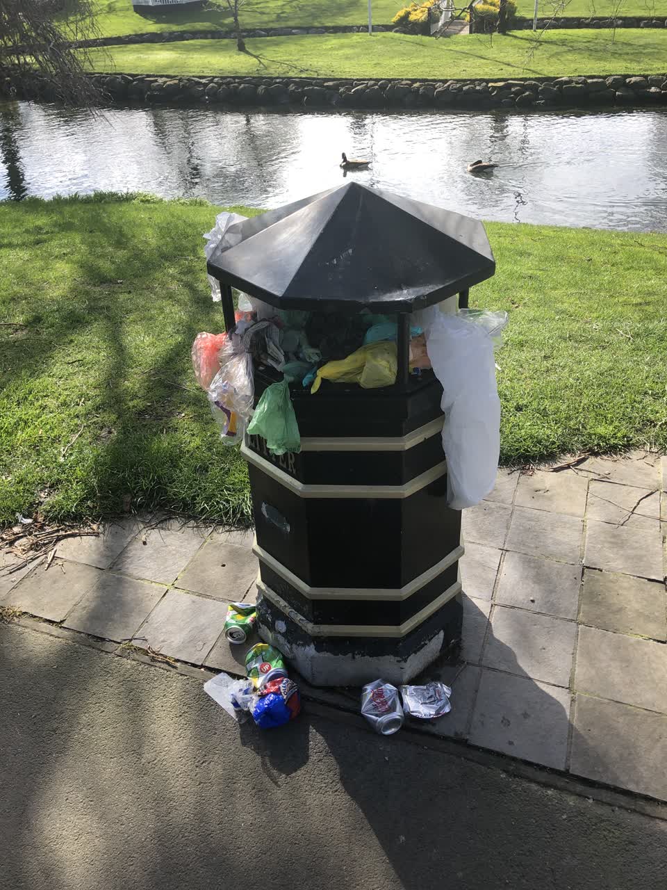 The photograph attached to this parks report