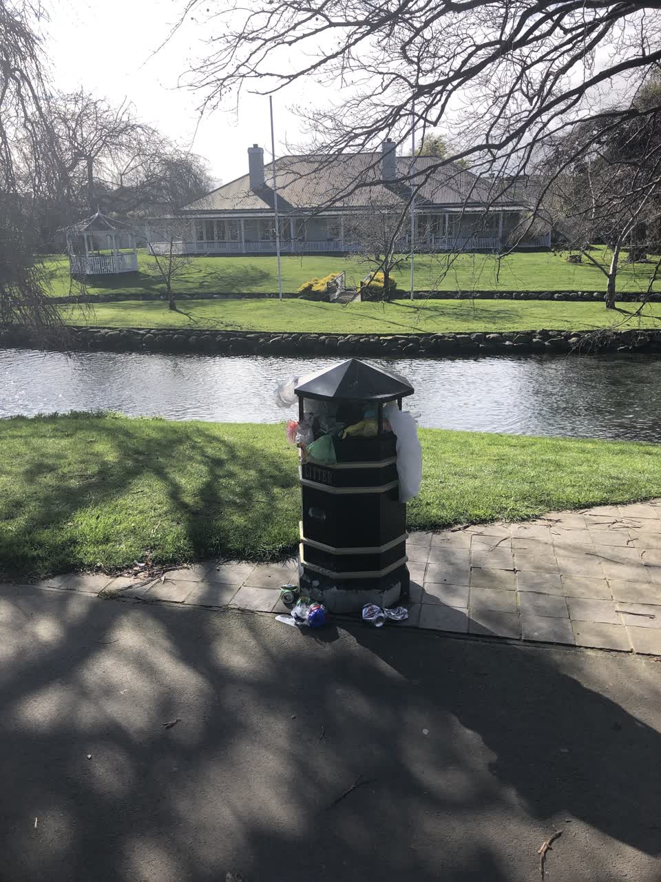The photograph attached to this parks report