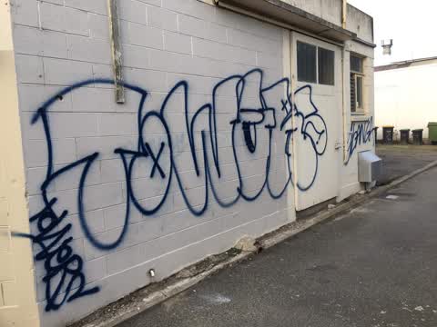 Graffiti, a report photo