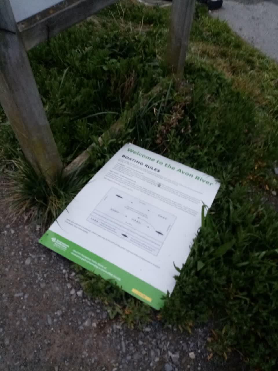 The photograph attached to this parks report