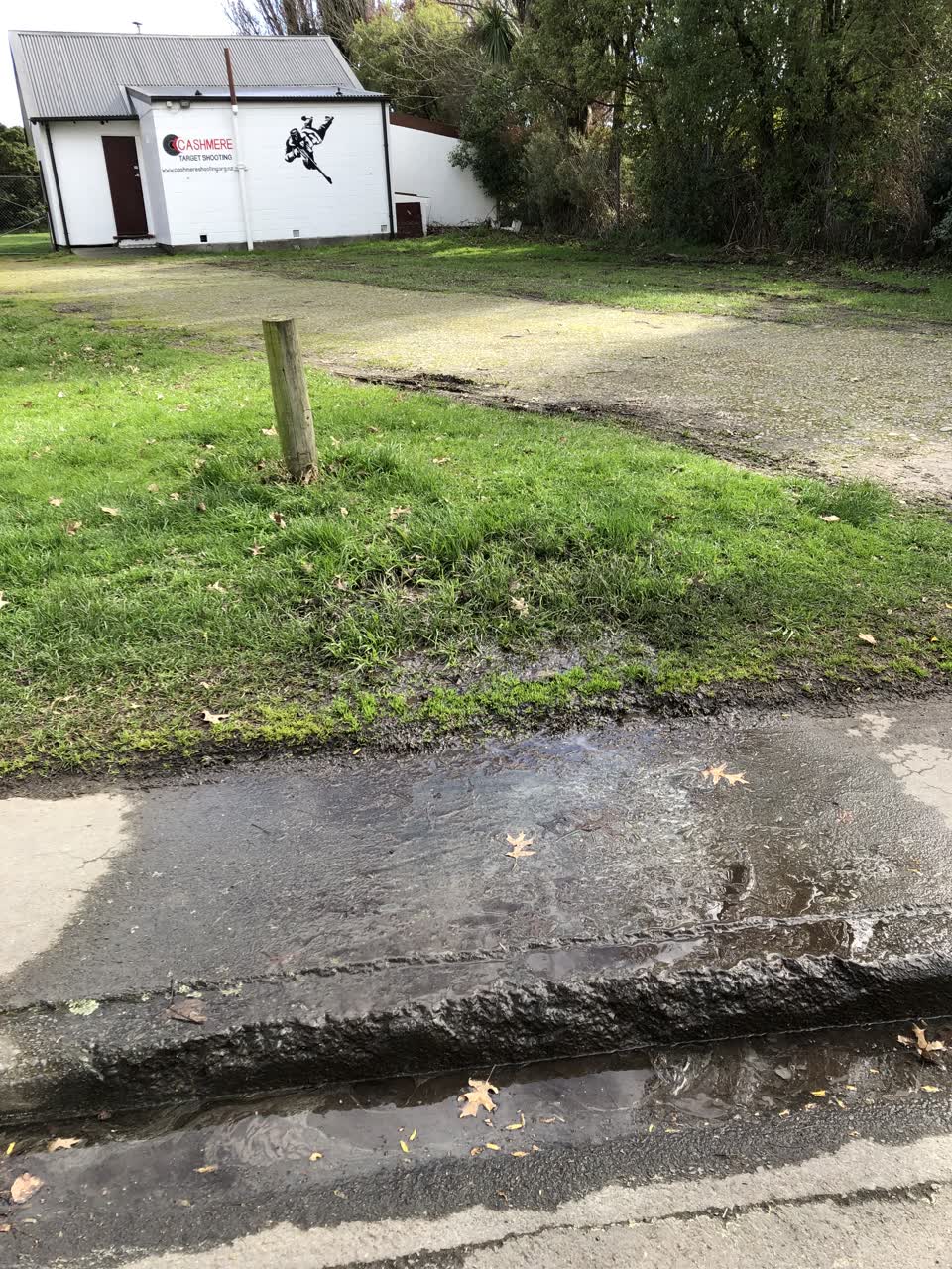 The photograph attached to this water leak report