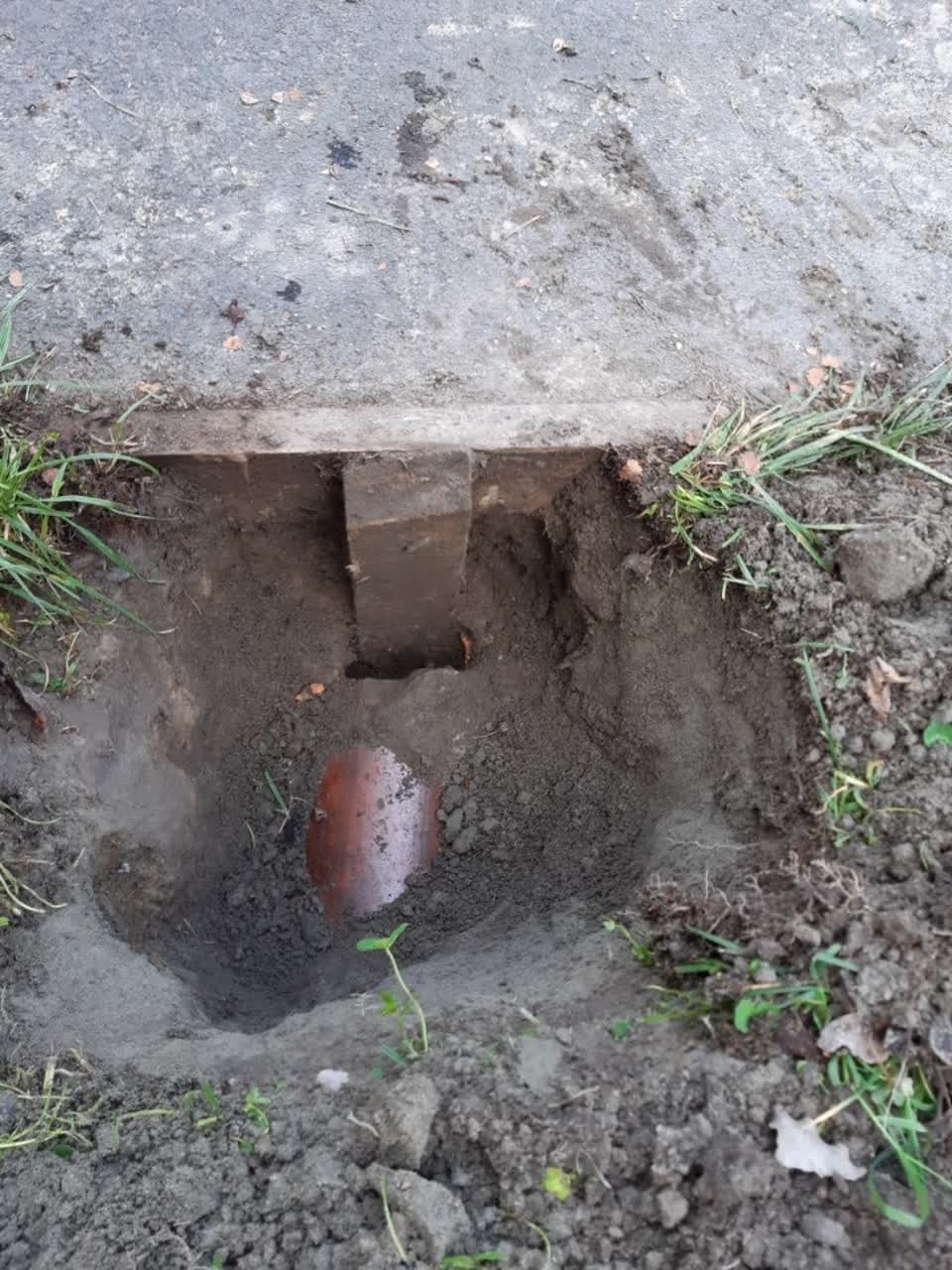 The photograph attached to this wastewater/stormwater report