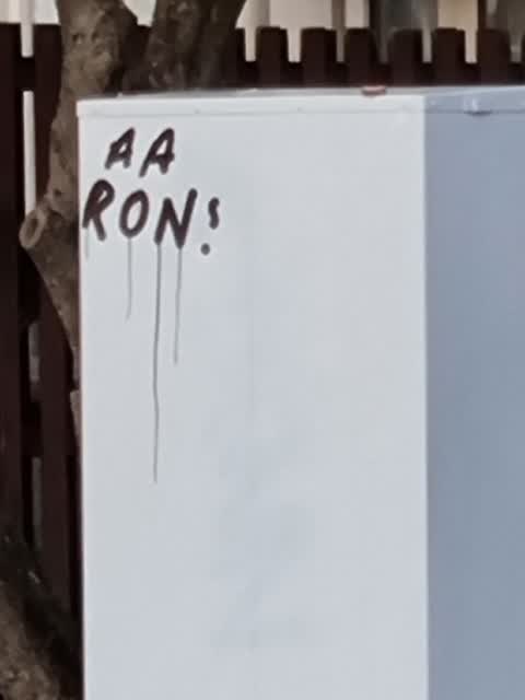 Graffiti, a report photo