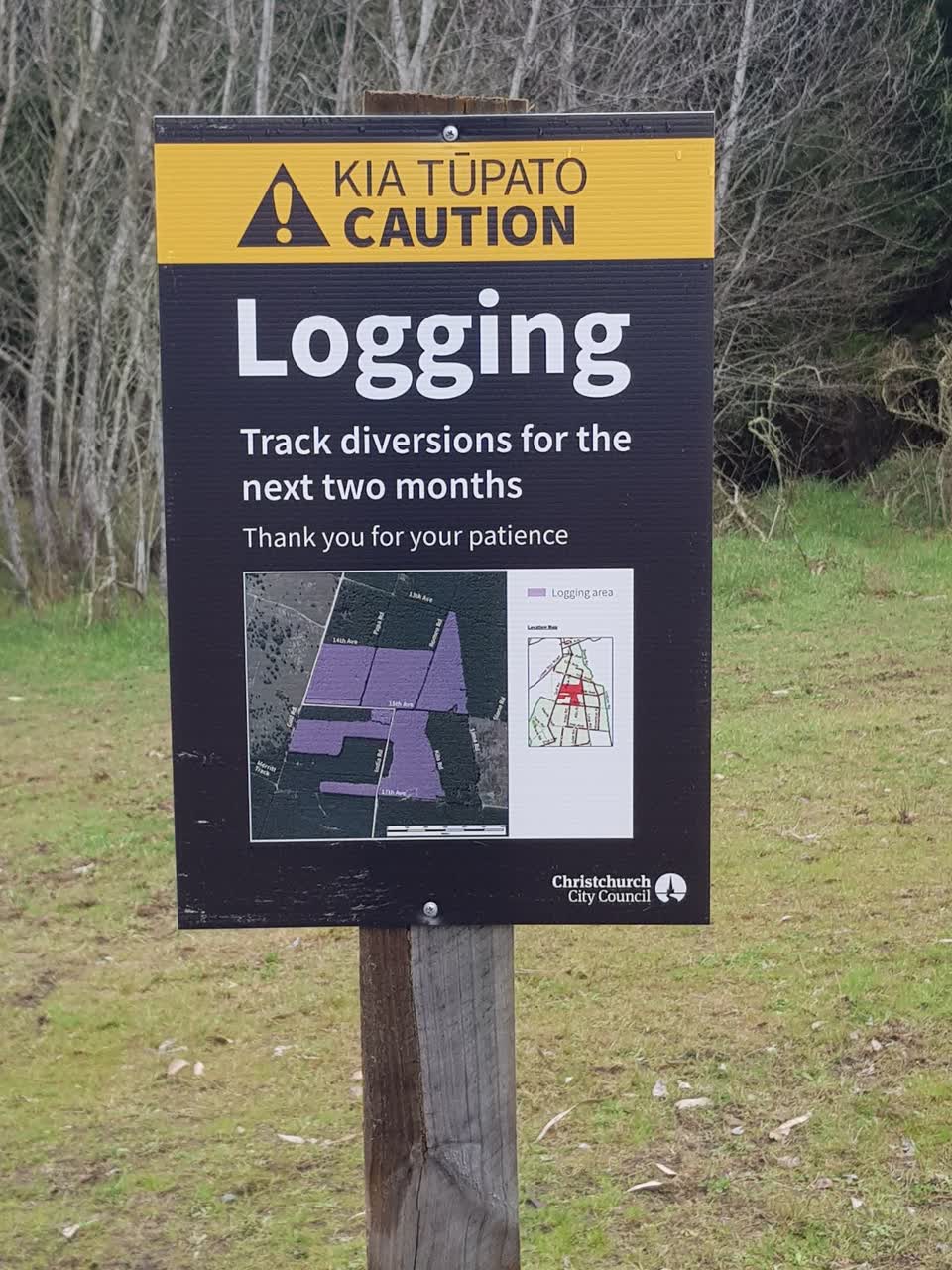 The photograph attached to this parks report