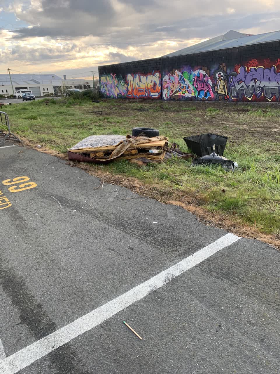 The photograph attached to this rubbish/recycling report