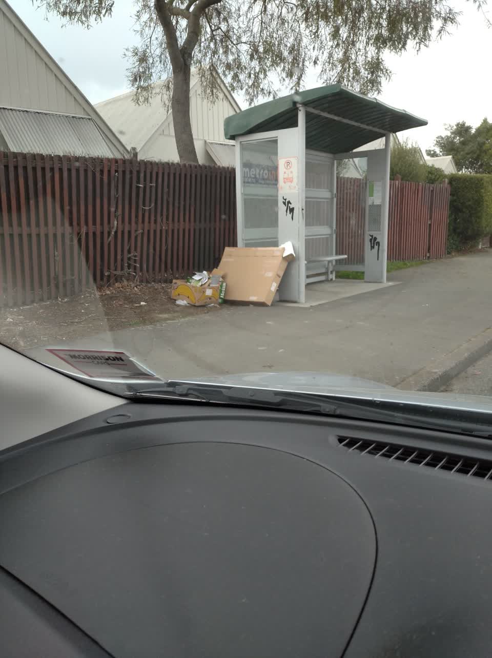 The photograph attached to this rubbish/recycling report