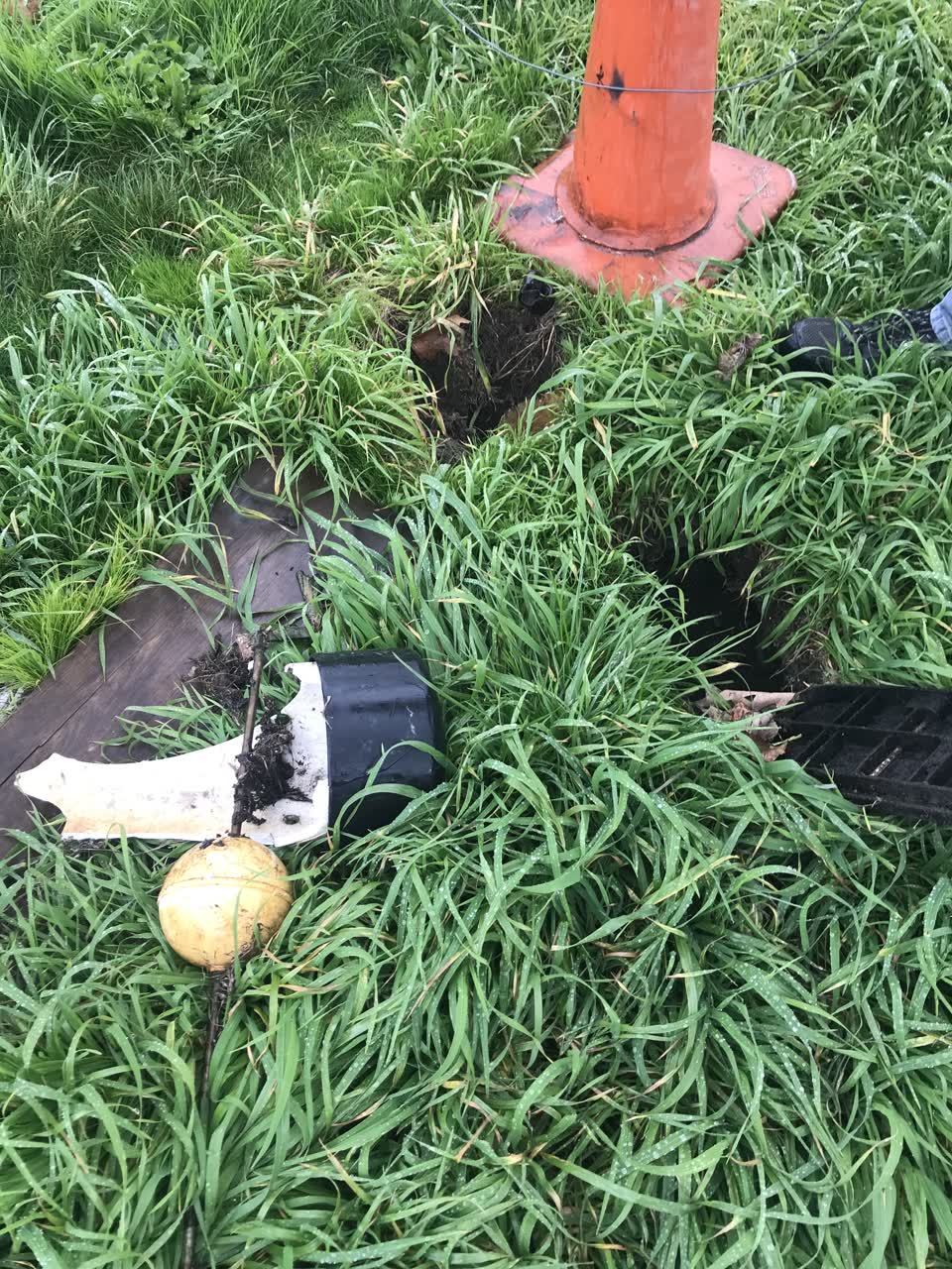 The photograph attached to this water supply report