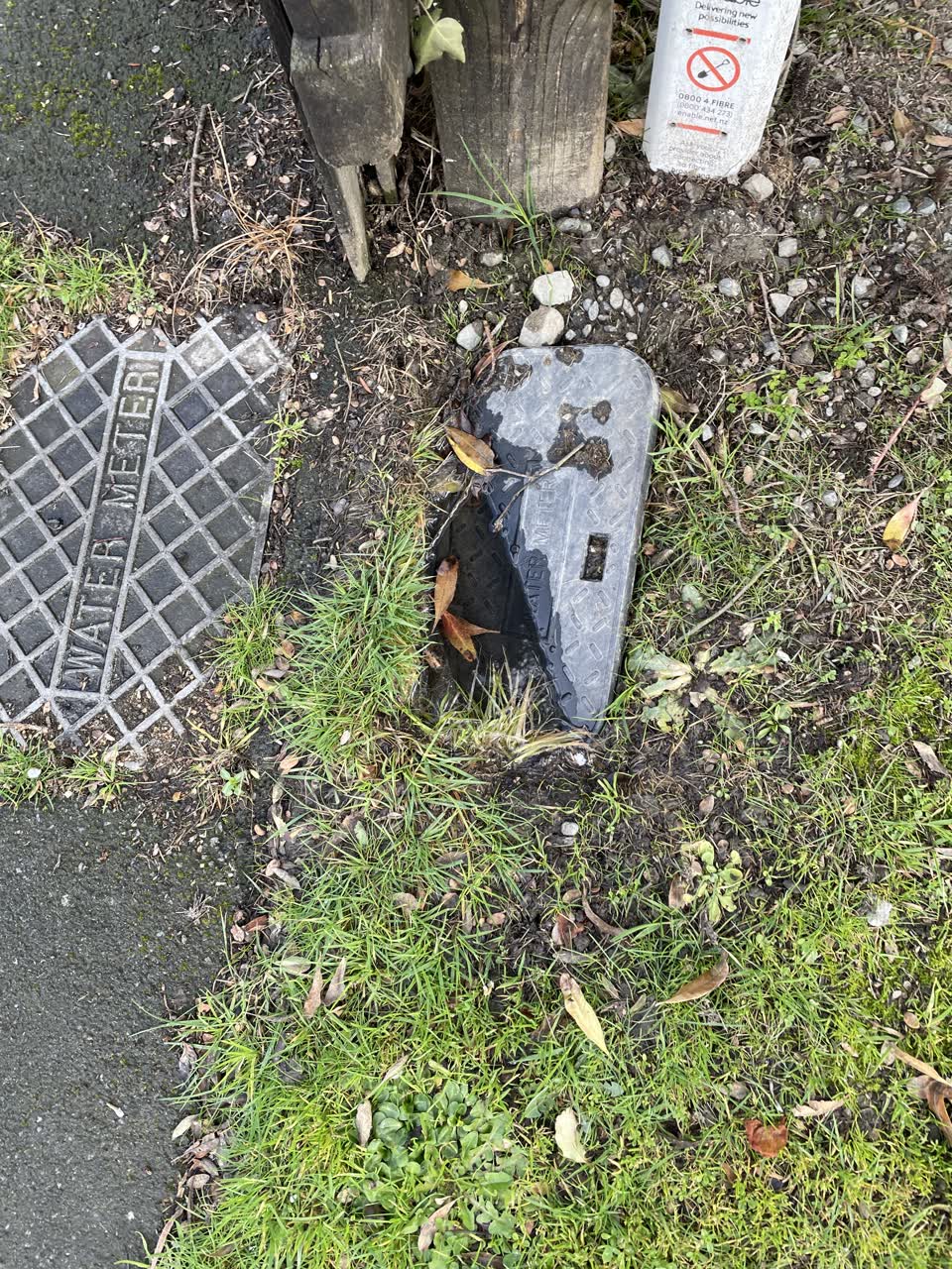 The photograph attached to this wastewater/stormwater report