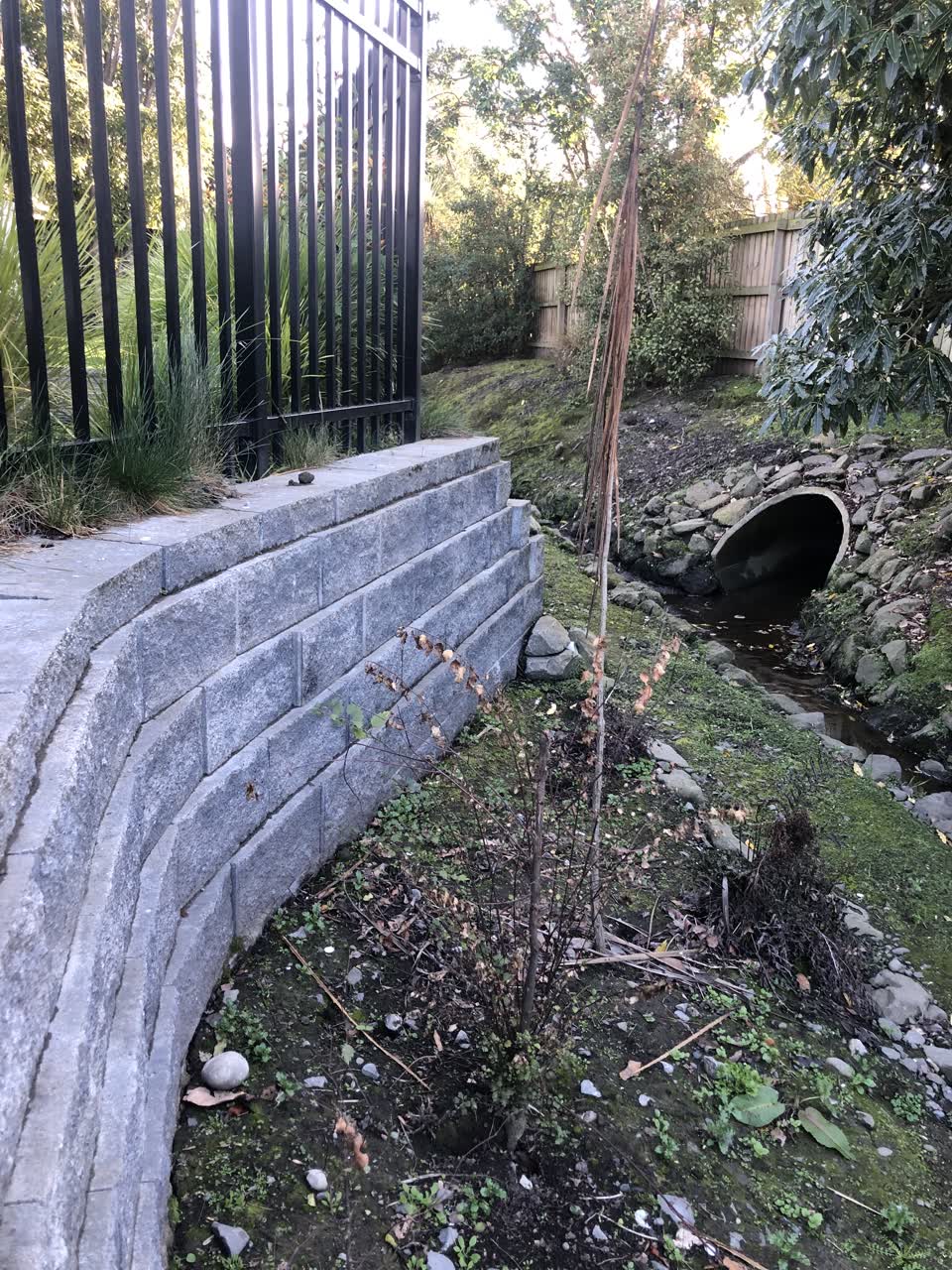 The photograph attached to this wastewater/stormwater report