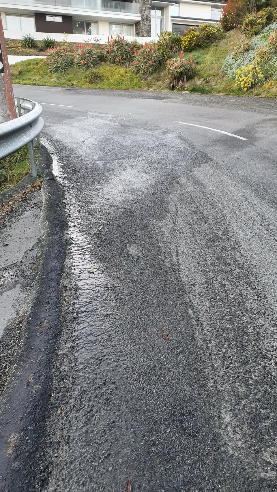 The photograph attached to this water leak report