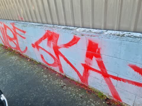 Graffiti, a report photo