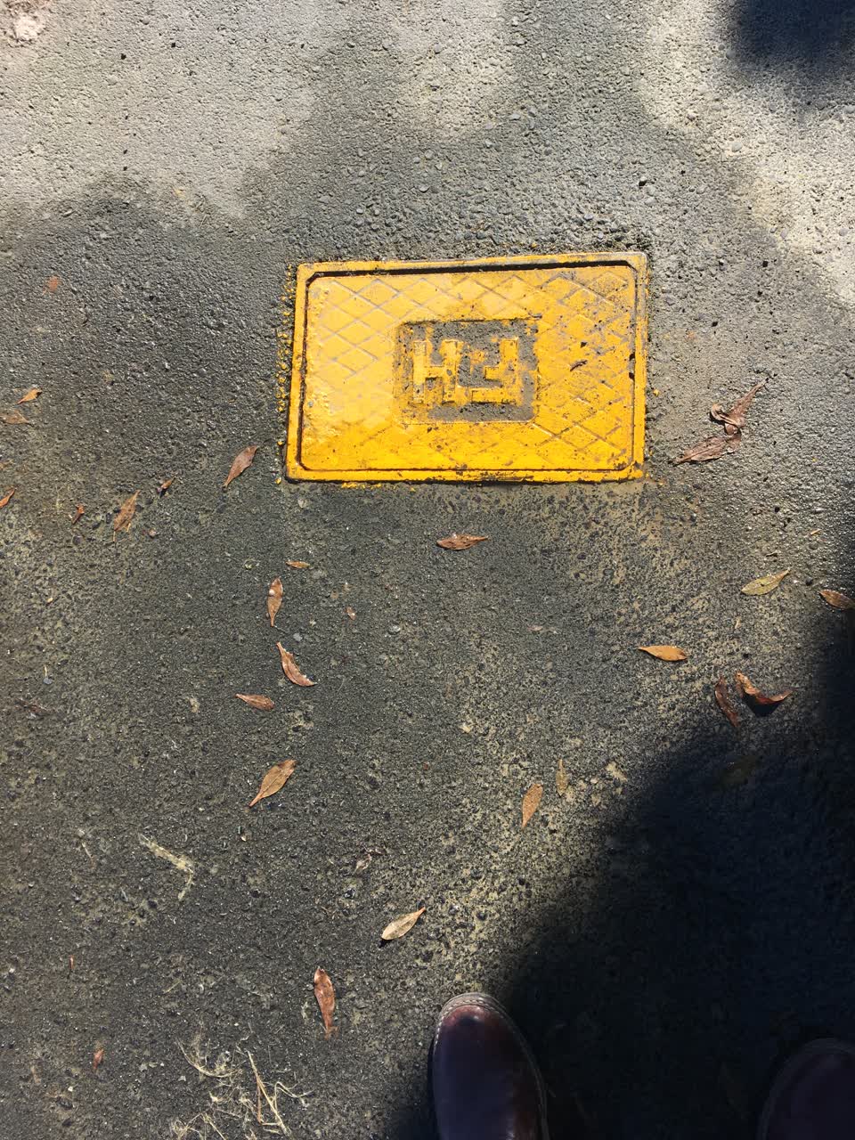 The photograph attached to this water leak report