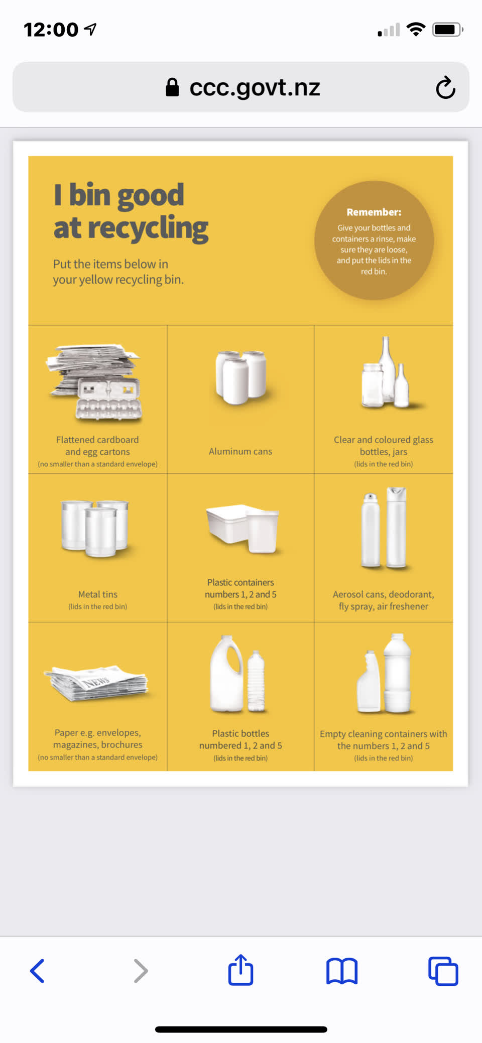 The photograph attached to this rubbish/recycling report