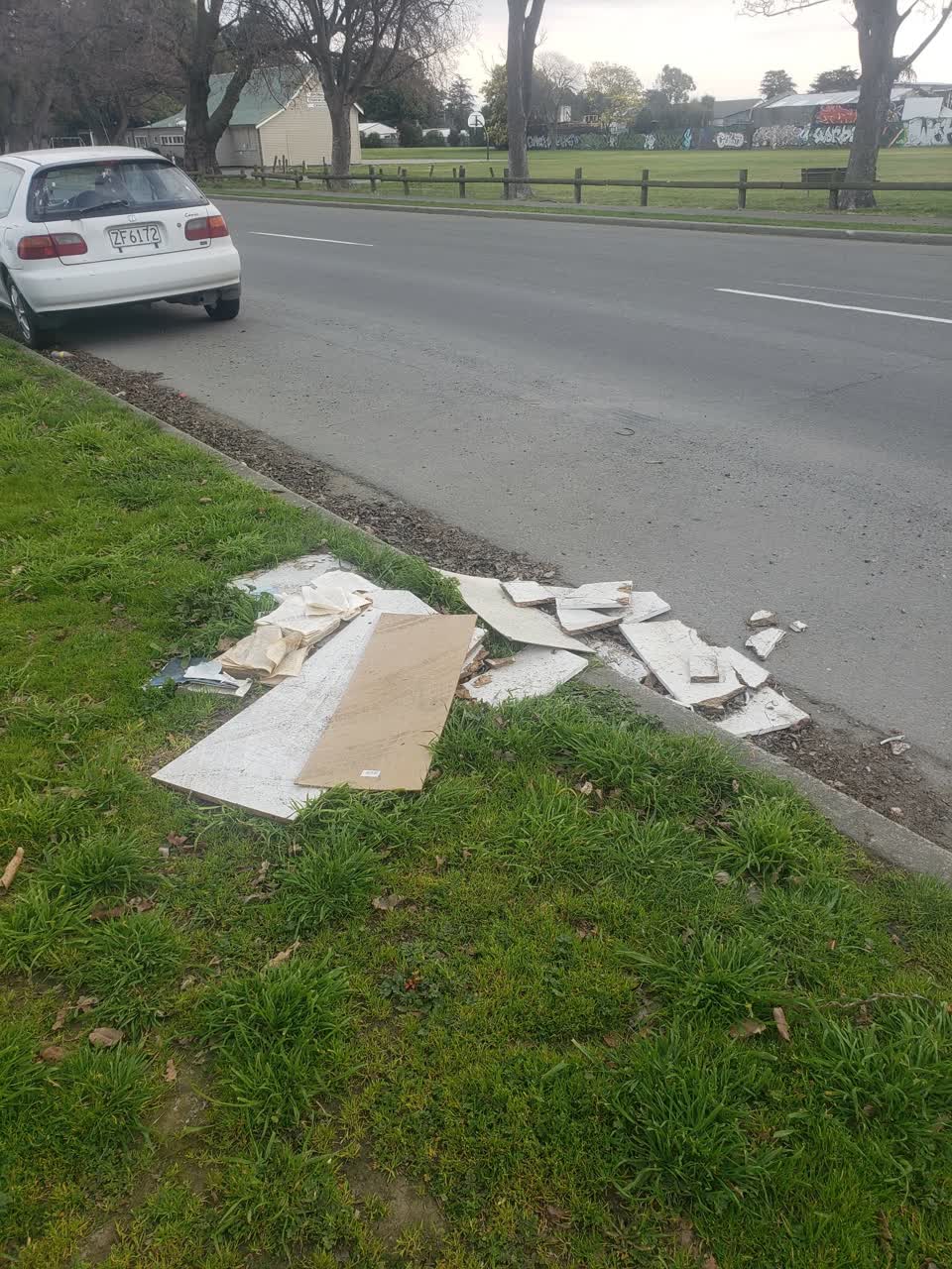 The photograph attached to this rubbish/recycling report