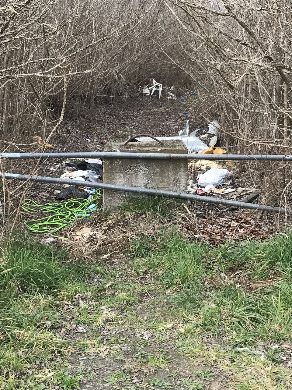 The photograph attached to this rubbish/recycling report