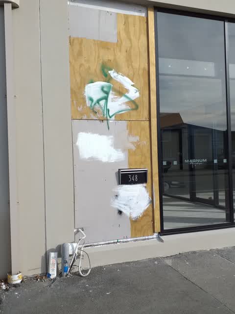 Graffiti, a report photo