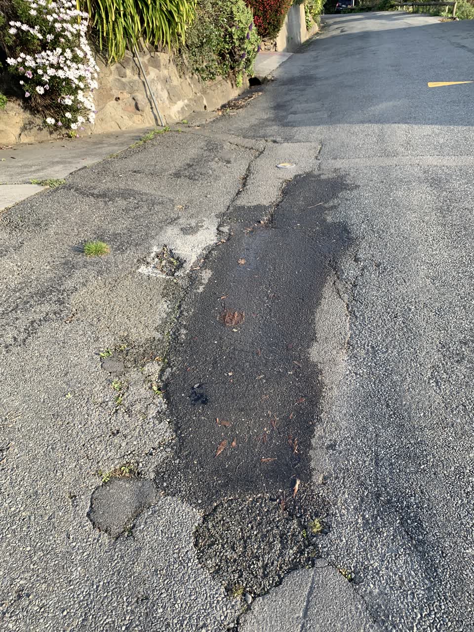 The photograph attached to this water leak report