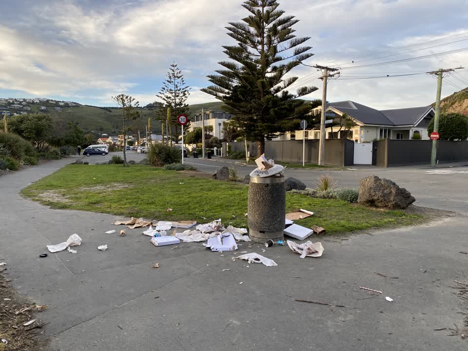 The photograph attached to this rubbish/recycling report