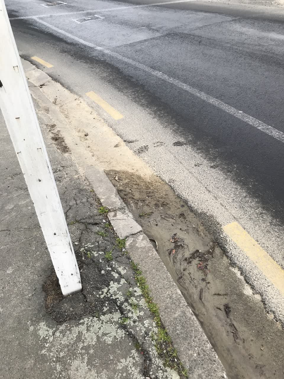 The photograph attached to this water leak report