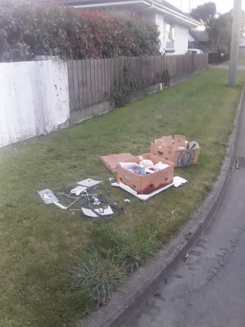 Rubbish/Recycling, a report photo